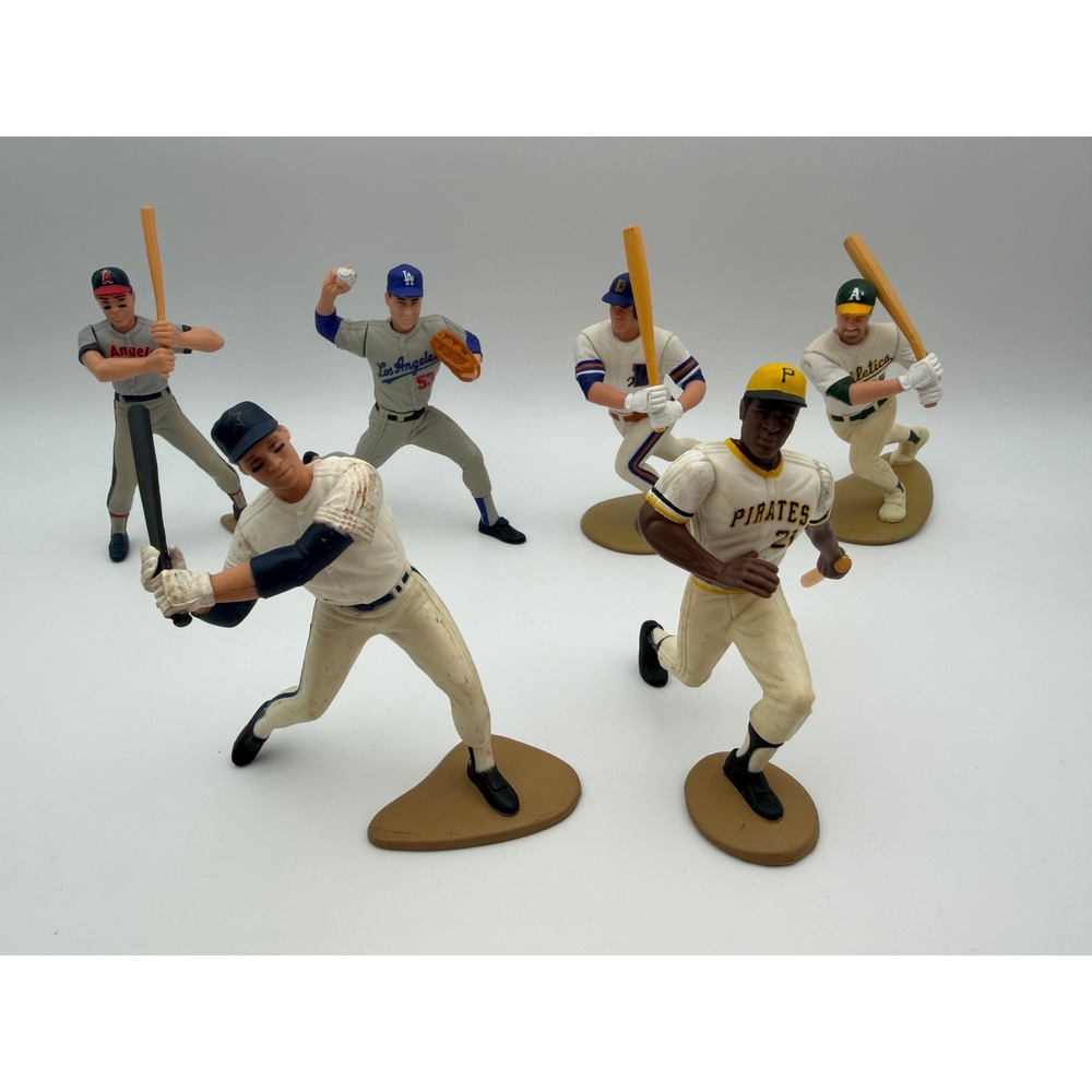 Vintage 1989 MLB Starting Lineup Figures McGwire Clemente Bagwell Lot of 6